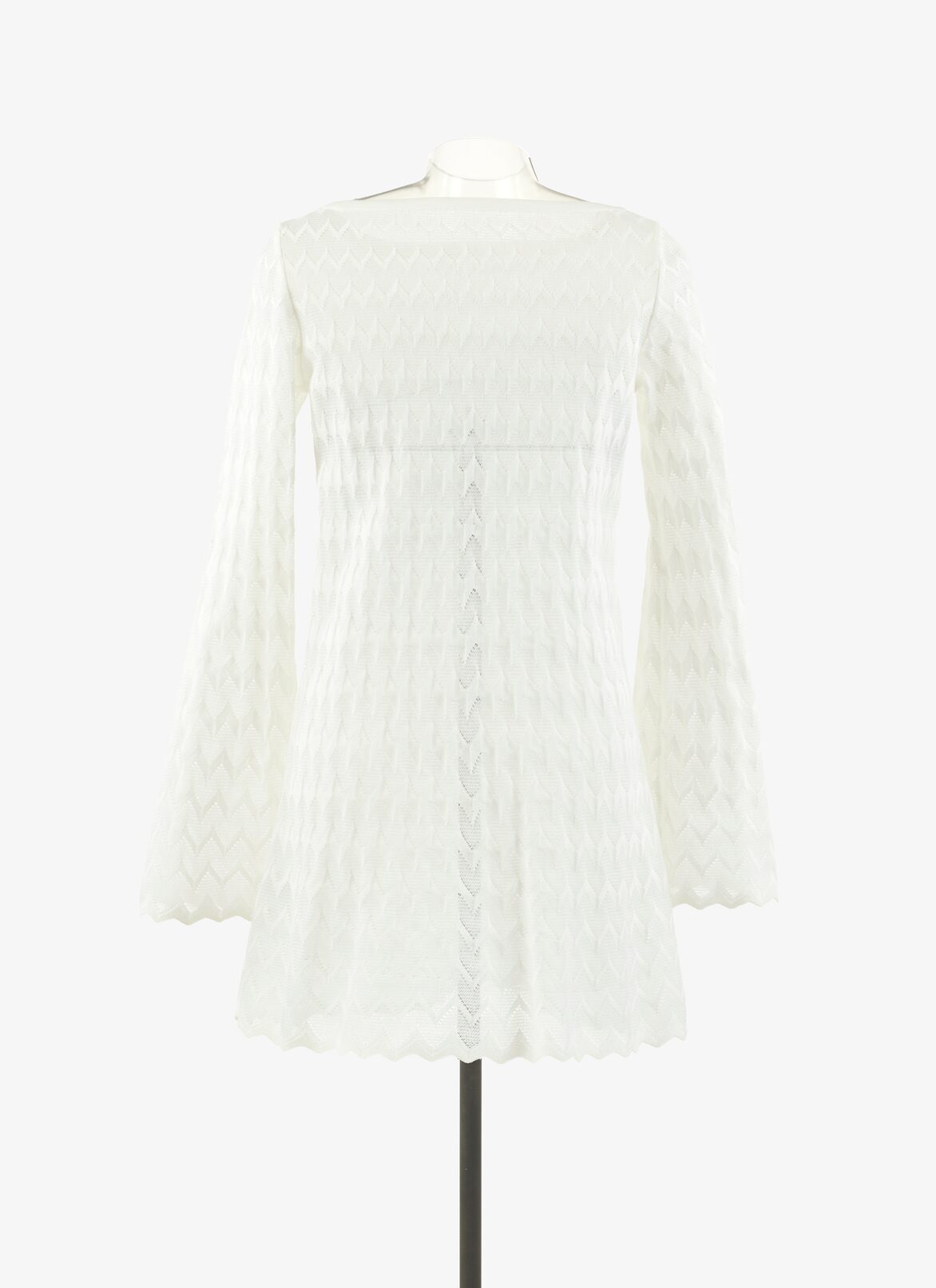 LACE ZIG ZAG TUNIC  ALAÏA  LACE ZIG ZAG TUNIC